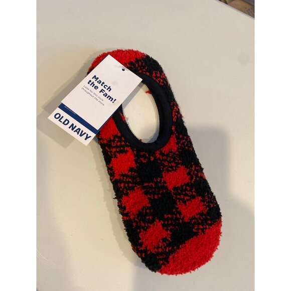 Old Navy Womens 100% Cotton Buffalo Plaid Flannel Pajama Shorts & Matching Socks - Picture 6 of 10